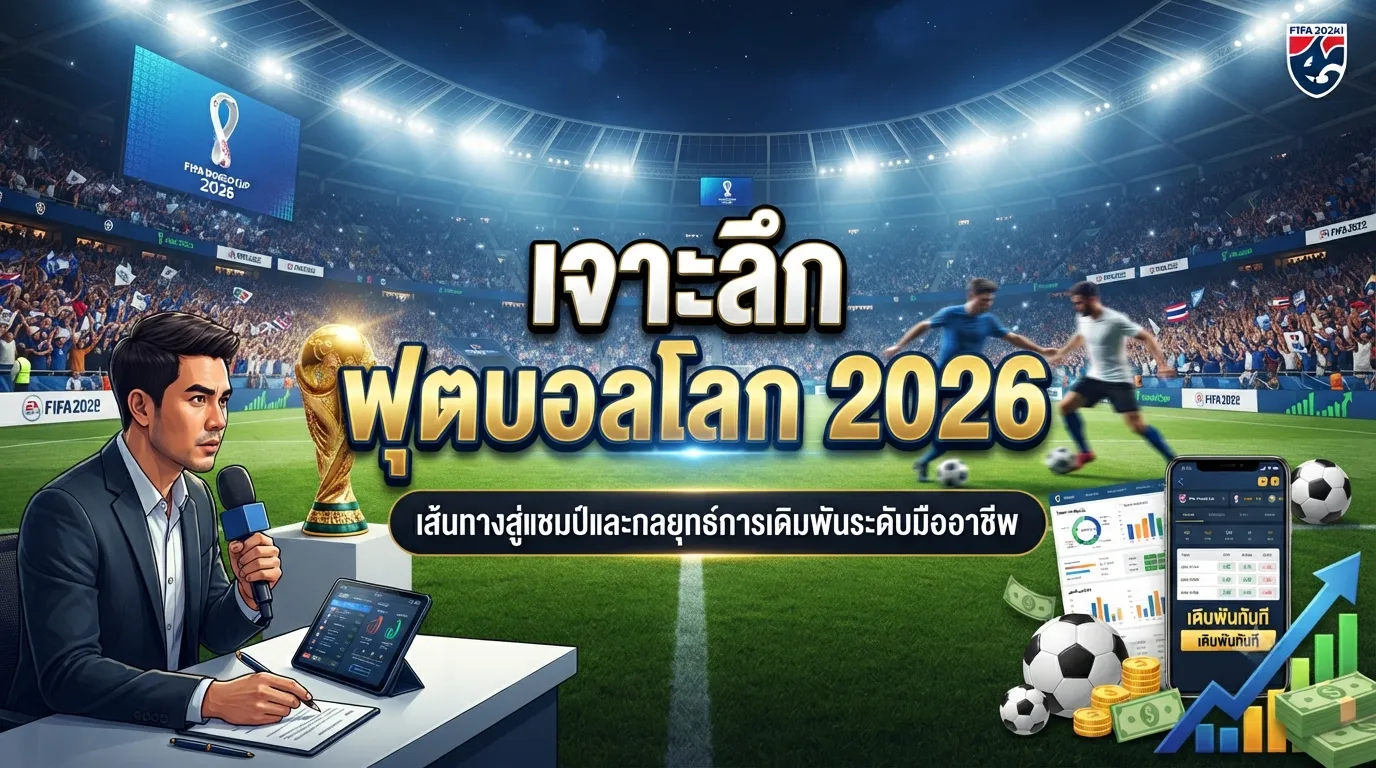 เจาะลึกฟุตบอลโลก 2026: เส้นทางสู่แชมป์และกลยุทธ์การเดิมพันระดับมืออาชีพ